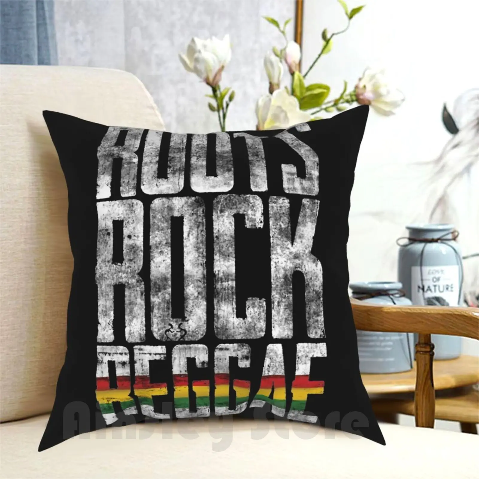 Rock Reggae Pillow Case Printed Home Soft DIY Pillow cover Rasta Ragga Zion Irie Ska Kingston Reggae Music Dubstep Reggae