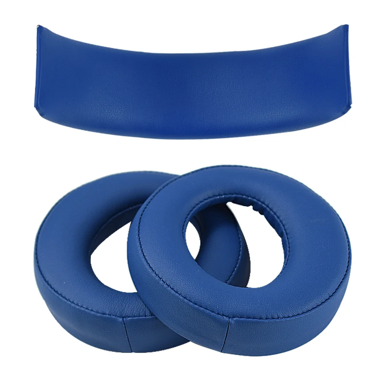 Vervanging Oorkussens Kussen Hoofdband Voor Sony PS3 PS4 Goud Draadloze Stereo Headset CECHYA-0083(L + R)- Jet Zwart [Oude Model]