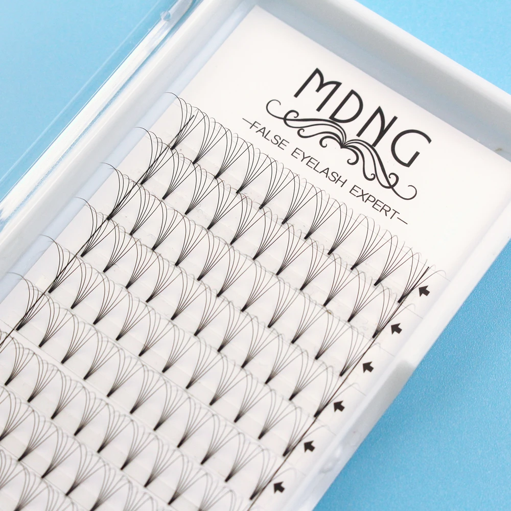 MDNG Eyelashes Premade Wide Fans 3d/4d/5d/6d/ Short Stem Russian Volume Professional Eyelash Extensions Faux Mink