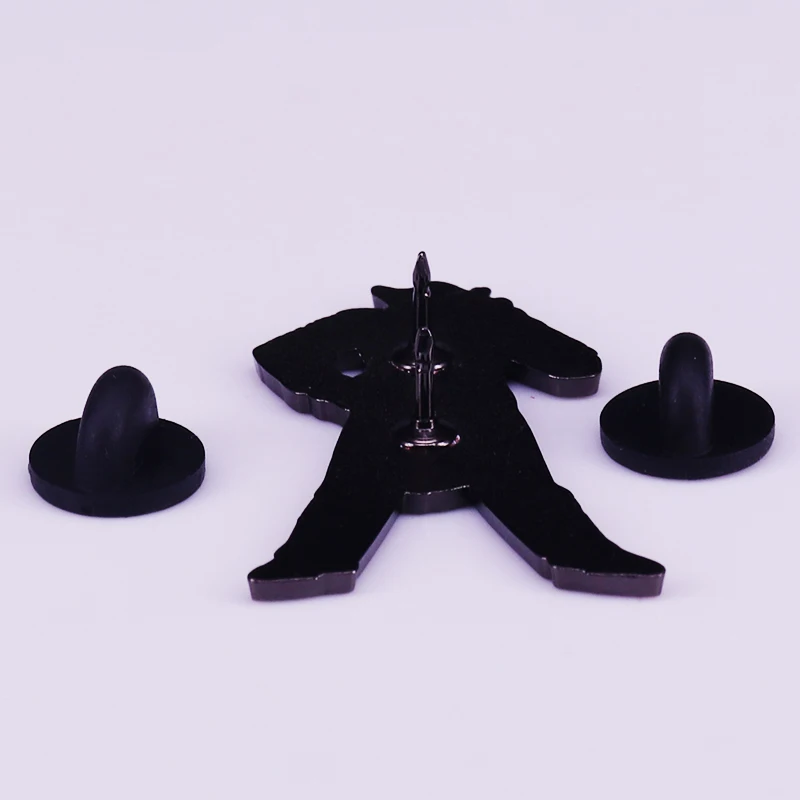 The joker ghastly grin enamel pin  the animated series collection