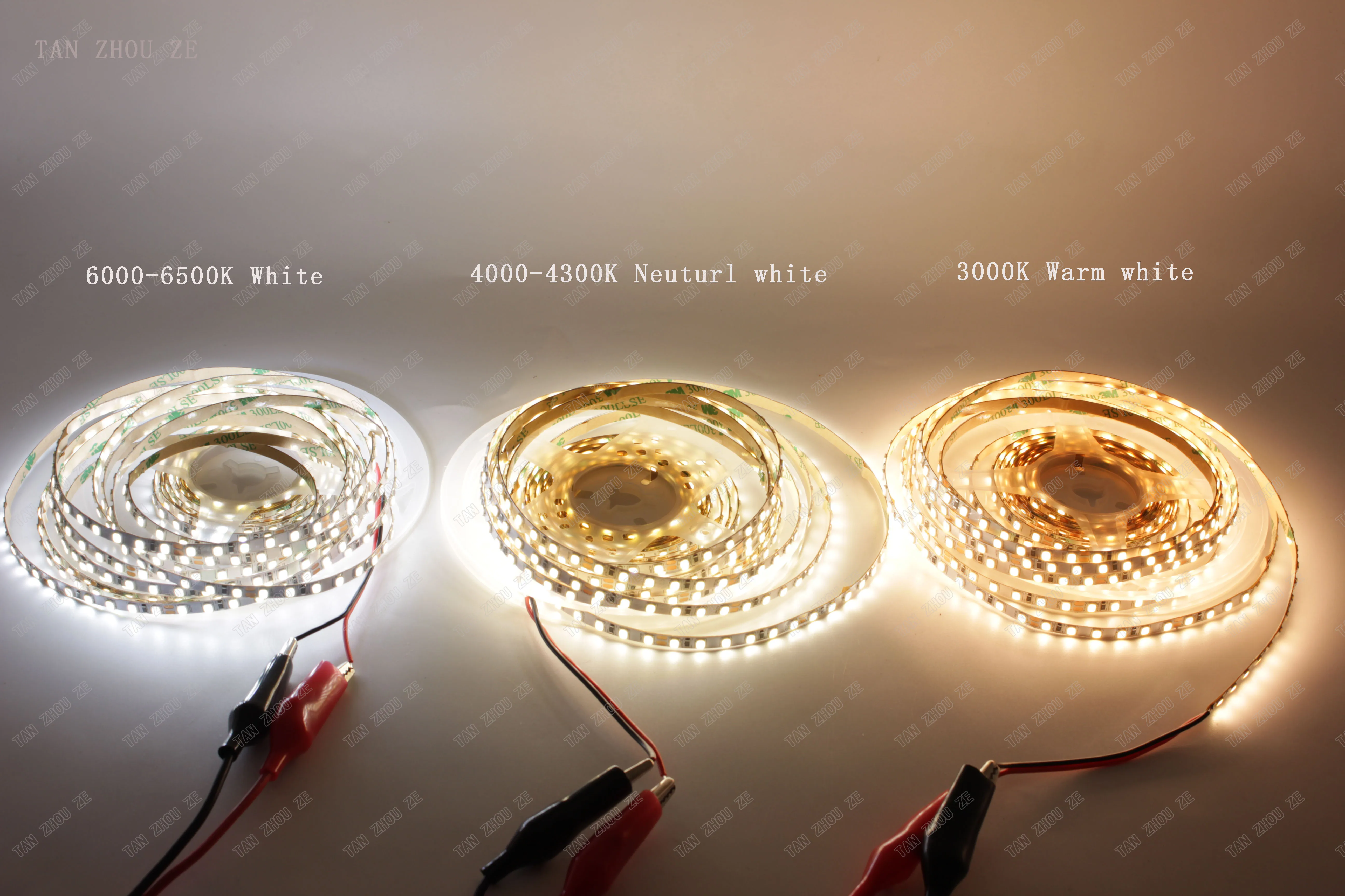CRI 80 + 5mm 10mm PCB 12V 24V taśma LED 2835 120LEDs 240 leds/m dioda elastyczne światło taśma 4000K 6000K Neutural biały ciepły biały 5m