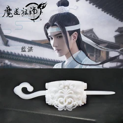 1 pcs Grandmaster of Demonic Cultivation Lan Wangji Hair Stick Hairpin Crown Kanzashi Cosplay Mao Dao Zu Shi Prop Collection