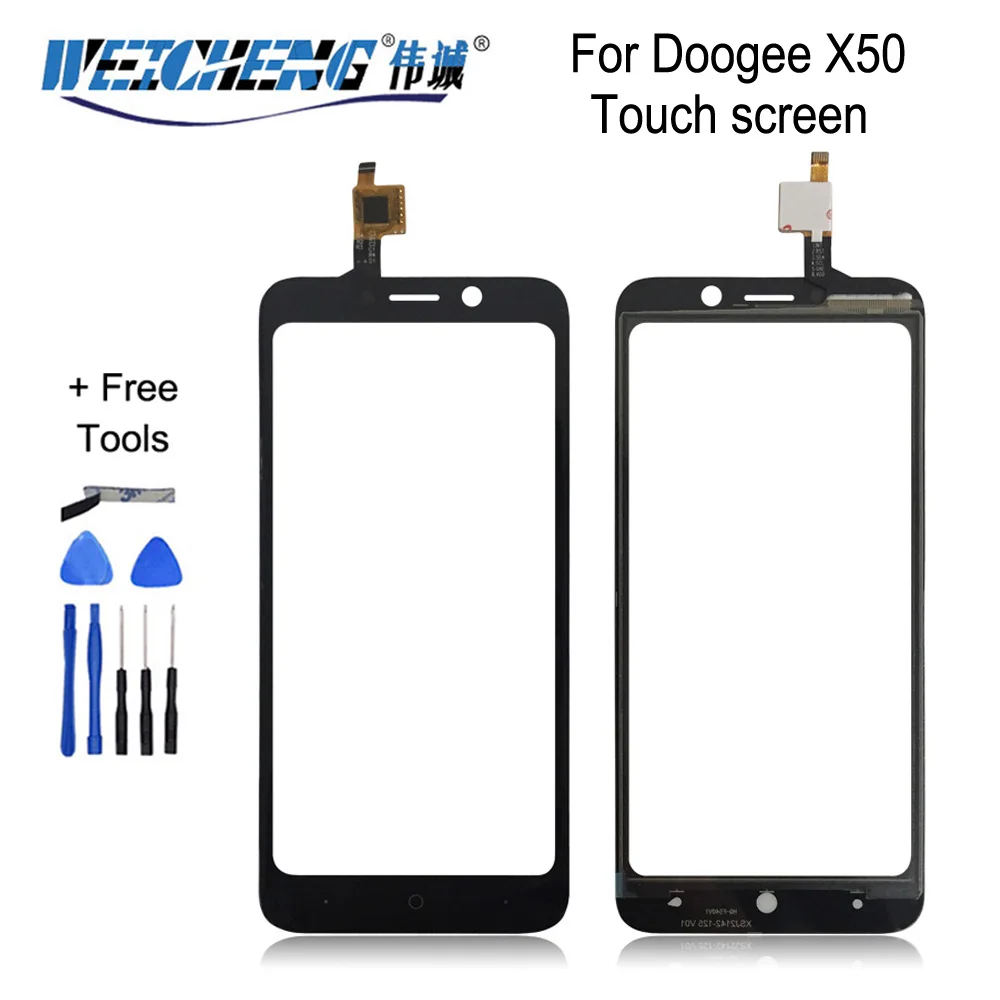 For Doogee X50 Touch Screen x50L Touch Digitizer Glass Panel Assembly Replacement For x50 touch