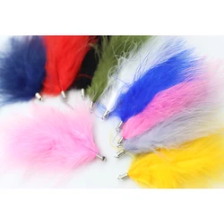 Plume de dinde naturelle uno pour dames, document mixte, collier, boucles d'oreilles, glands, bijoux de bricolage, pendentif exécutif exquis, 80mm, 10 pièces