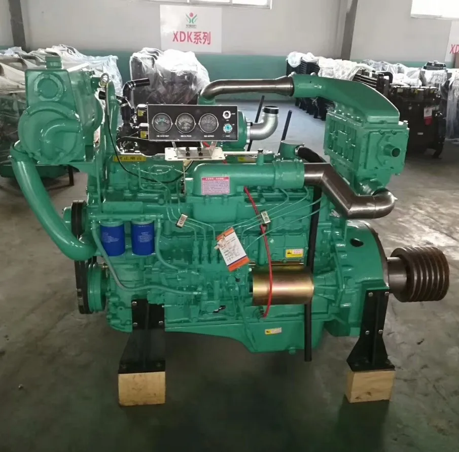 China supplier marine diesel engine 65kw/1500rmp Ricardo R6105AC ship marine diesel engine for marine diesel generaotr power