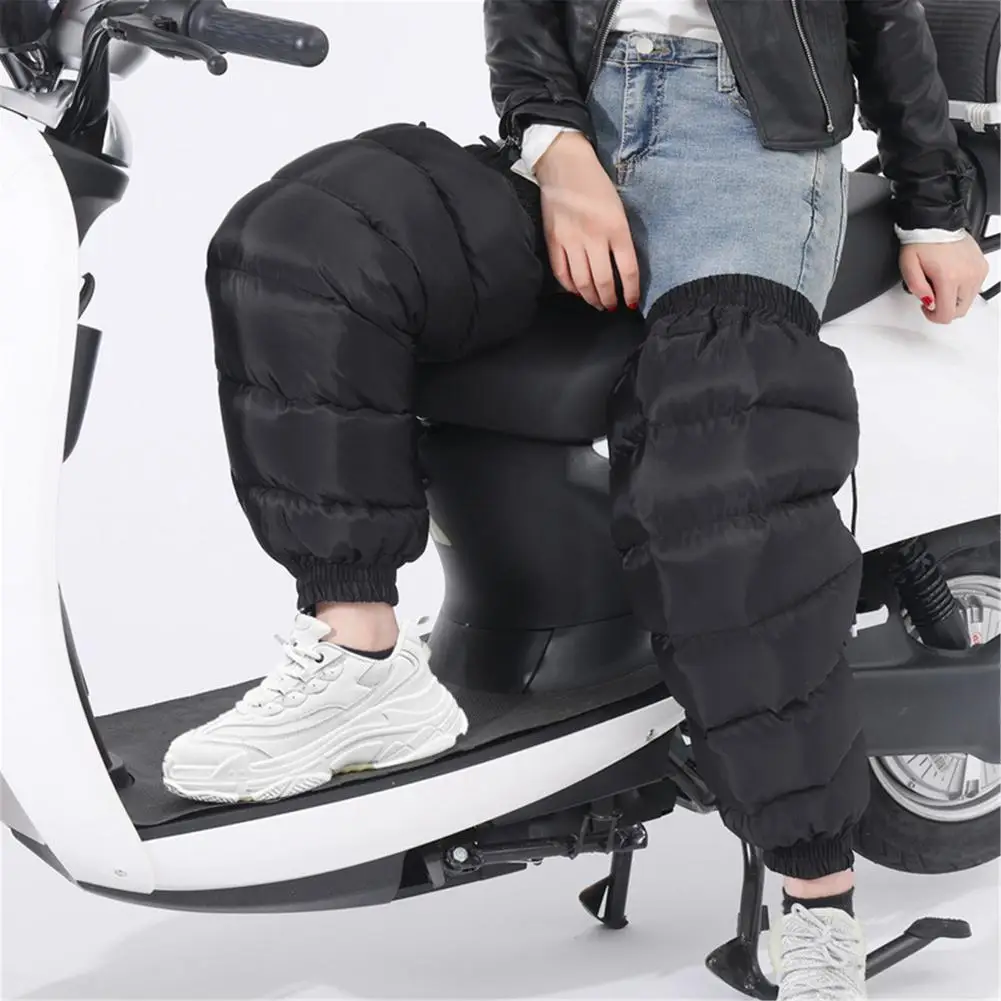 Motorcycle Knee Warmer Lengthen Thickened Motorcycle Leg Protectors Motocross Motor Knee Pads Scooter Leg Cover Knee Pads