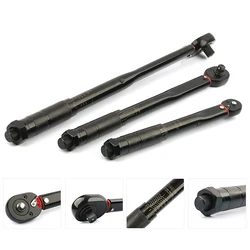 1/4 3/8 1/2 Torque Preset Torque Wrench Drive Tool 5-210 Nm Positive Negative Two-way Adjustment Spanner Auto Repair Hand Tools