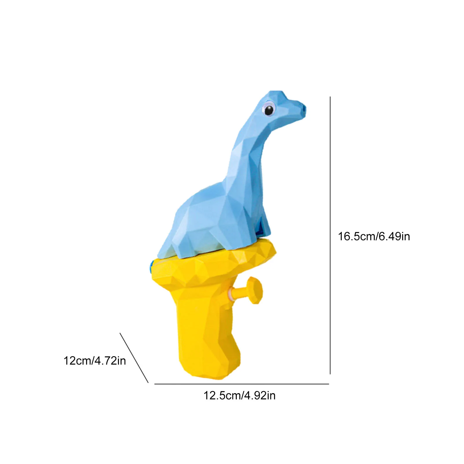 Cute 3D Dinosaur Model Water Gun Toys Kids Summer Tyrannosaurus Press Water Spray Gun Outdoor Beach Garden Toy