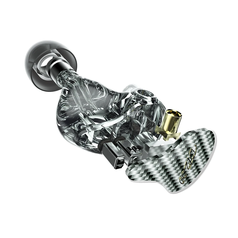 Наушники AUDIOSENSE DT200 Hi-Fi Stereo Knowles 2BA, IEMs со съемным кабелем MMCX, полимерный корпус с 3d-печатью