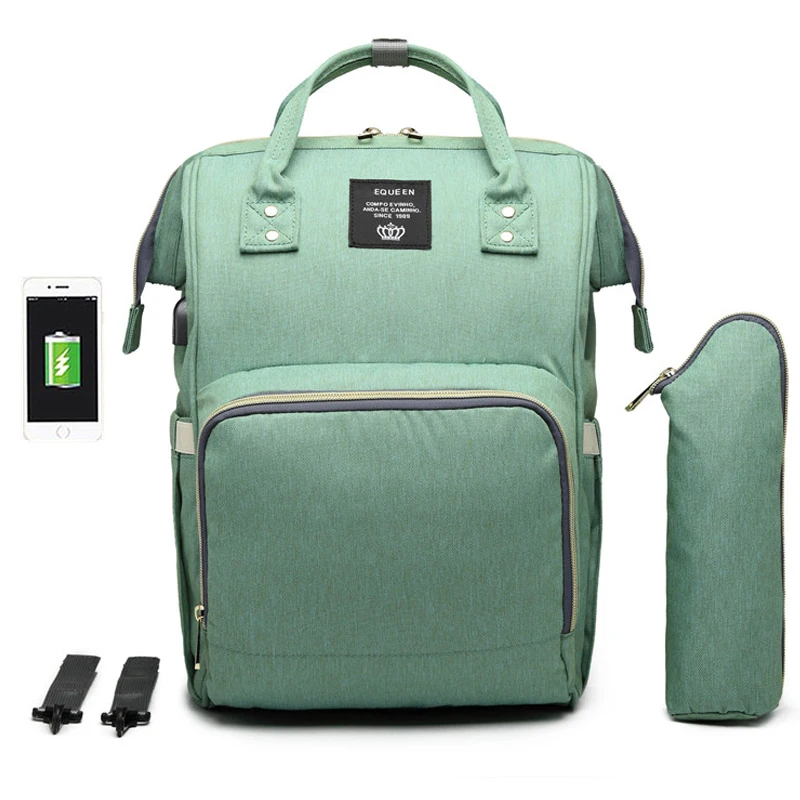 Fashion Mummy Maternity Nappy Bag Large Capacity Nappy Bag Travel Backpack Nursing Bag for Baby Care Women\'s Fashion Travel Bag