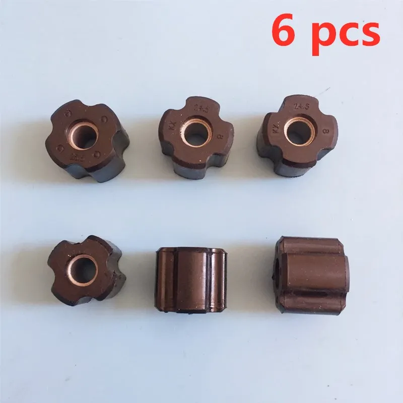 Buje de rodamiento de aceite del eje de la desbrozadora, diámetro exterior de 22,5mm/23,5mm/24,5mm/25,5mm, diámetro interior de 8mm, tubo de 26mm / 28mm