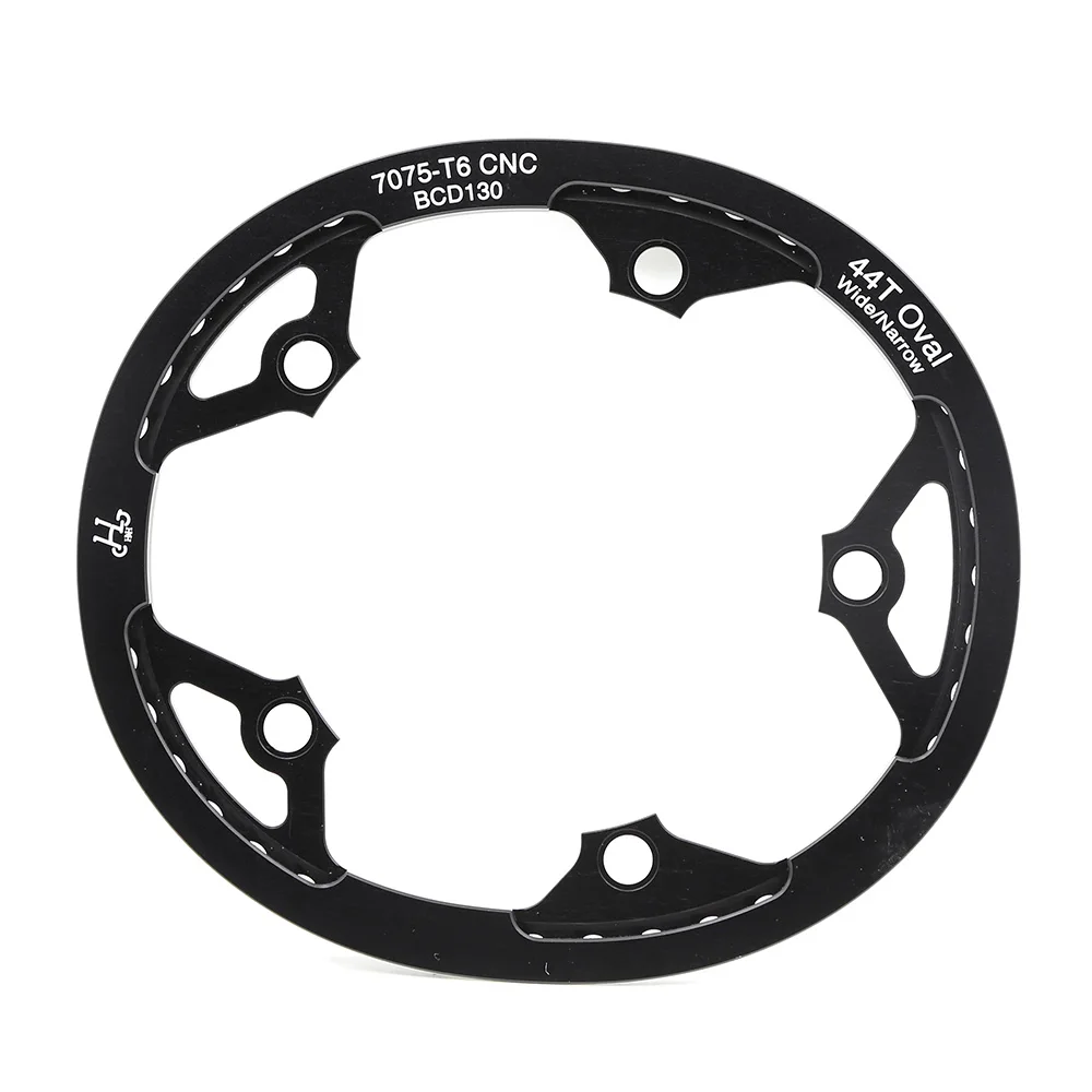 H & H-Aluminum Alloy Disc Guard for Brompton 44T Oval CNC Integrated, 130bcd