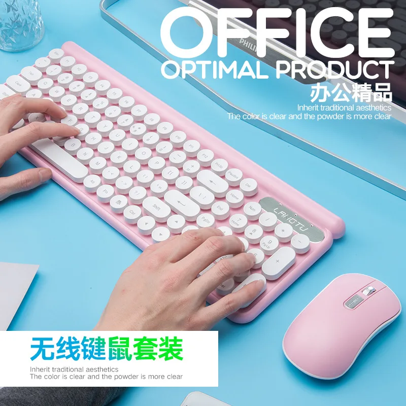 Wireless Silent Keyboard Mouse Comb for Notebook Computer Laptop Mac Portable USB Wireless keyboard set for Office Home