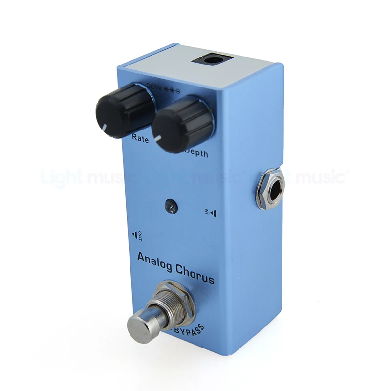 Electric Guitar Pedal Analog Chorus Rate/Depth Knob Chorus Mini Single Type Effect Pedal DC 9V True Bypass Guiar Parts