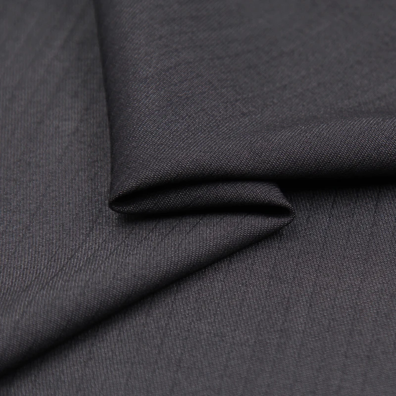 Deep gray fashion wool worsted fabric suit fabric for men heavier 330g/meters,WF264