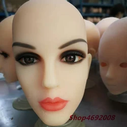 Sex Doll Head of Love doll Oral sex Lifelike woman realistic TPE mouth with skeletont Display sex toys Masturbator