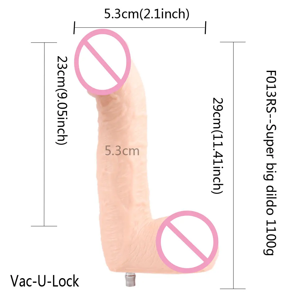 Fredorch Sex Machine Dildos Attachments Big Flesh Dildos For Vac-u-lock Love Machine Suitable for SEX Machines for women