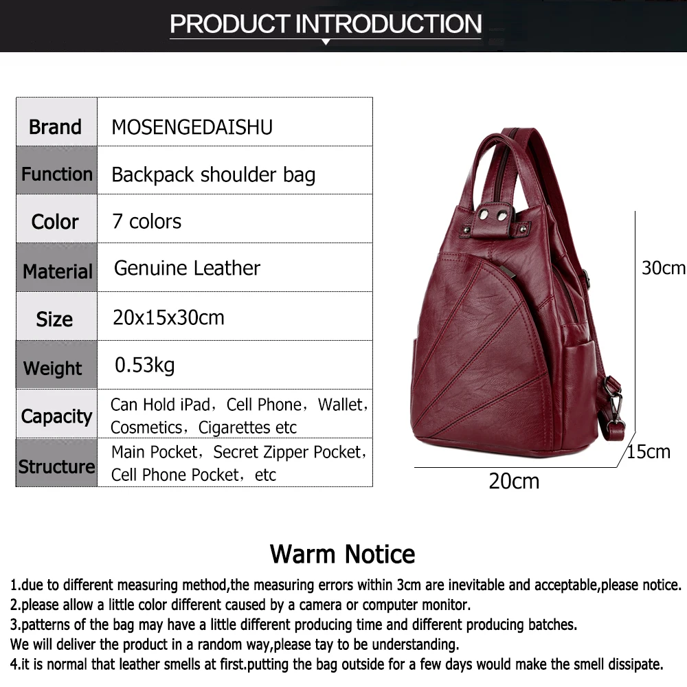 Casual Women Backpack High Quality Youth Leather Female Double Shoulder Bag Designer Brand School Bags for Teenage Girls Mochila