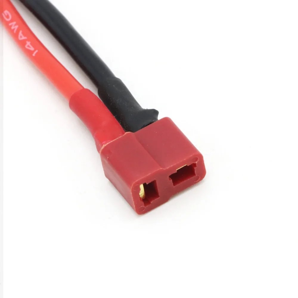 Deans-t-plug موصل الذكور والإناث ، 10 سنتيمتر ، 16awg ، سلك سيليكون لبطارية ليبو rc ، نموذج ، 1 جزء