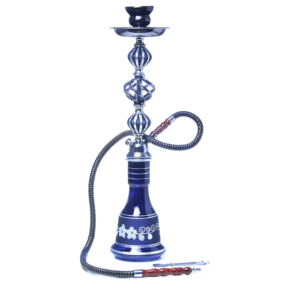 DEJAYA Single Hose My First Hookah Glass Shisha Pipe Narguile Chicha With Flavor Bowl Charcoal Tongs Accessories