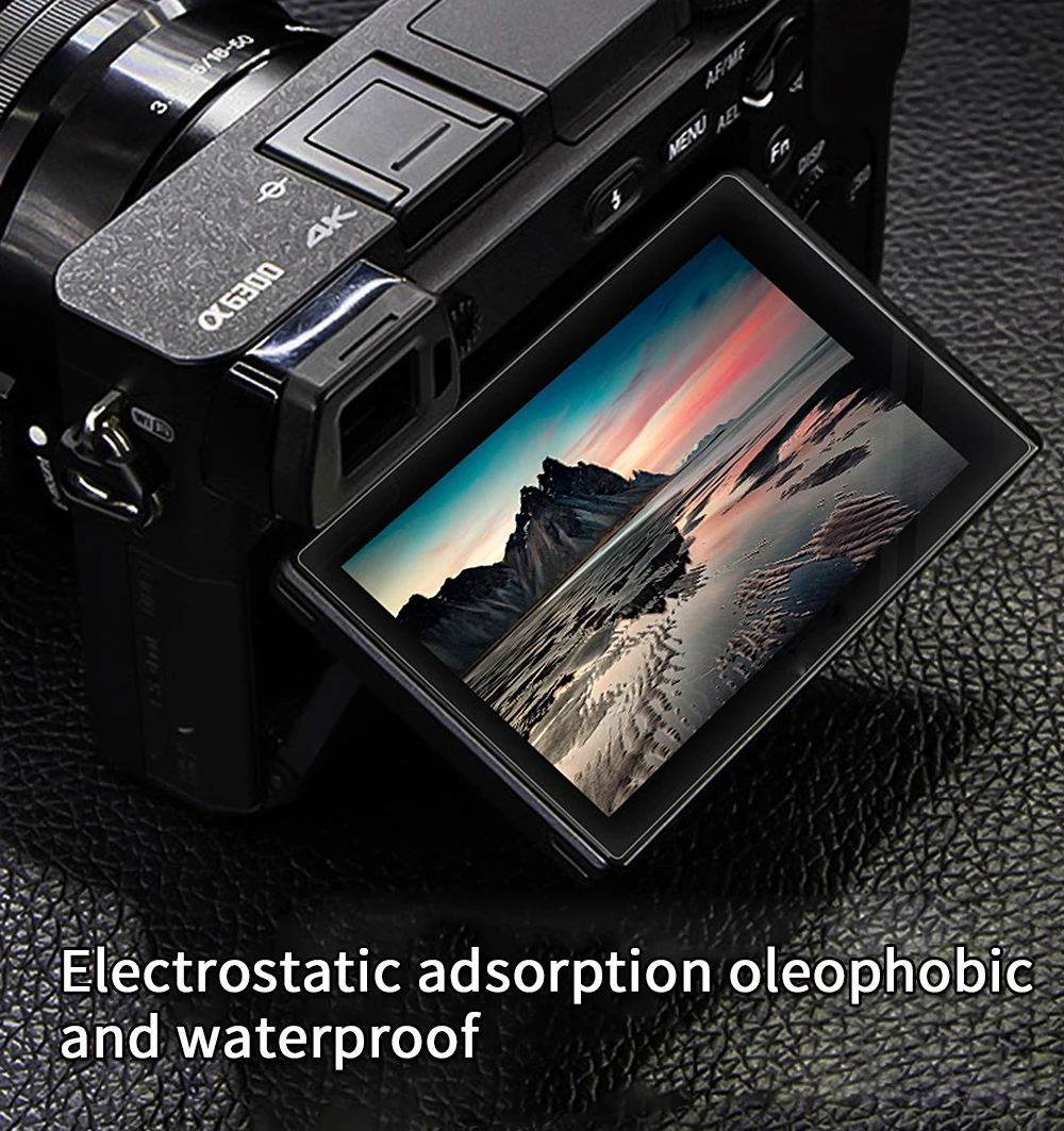 FOTGA Optical Self-adhesive Glass LCD Screen Protector Guard Cover for Sony A550 A900 A700 A350 A300 NEX-3 NEX-5C GGSII