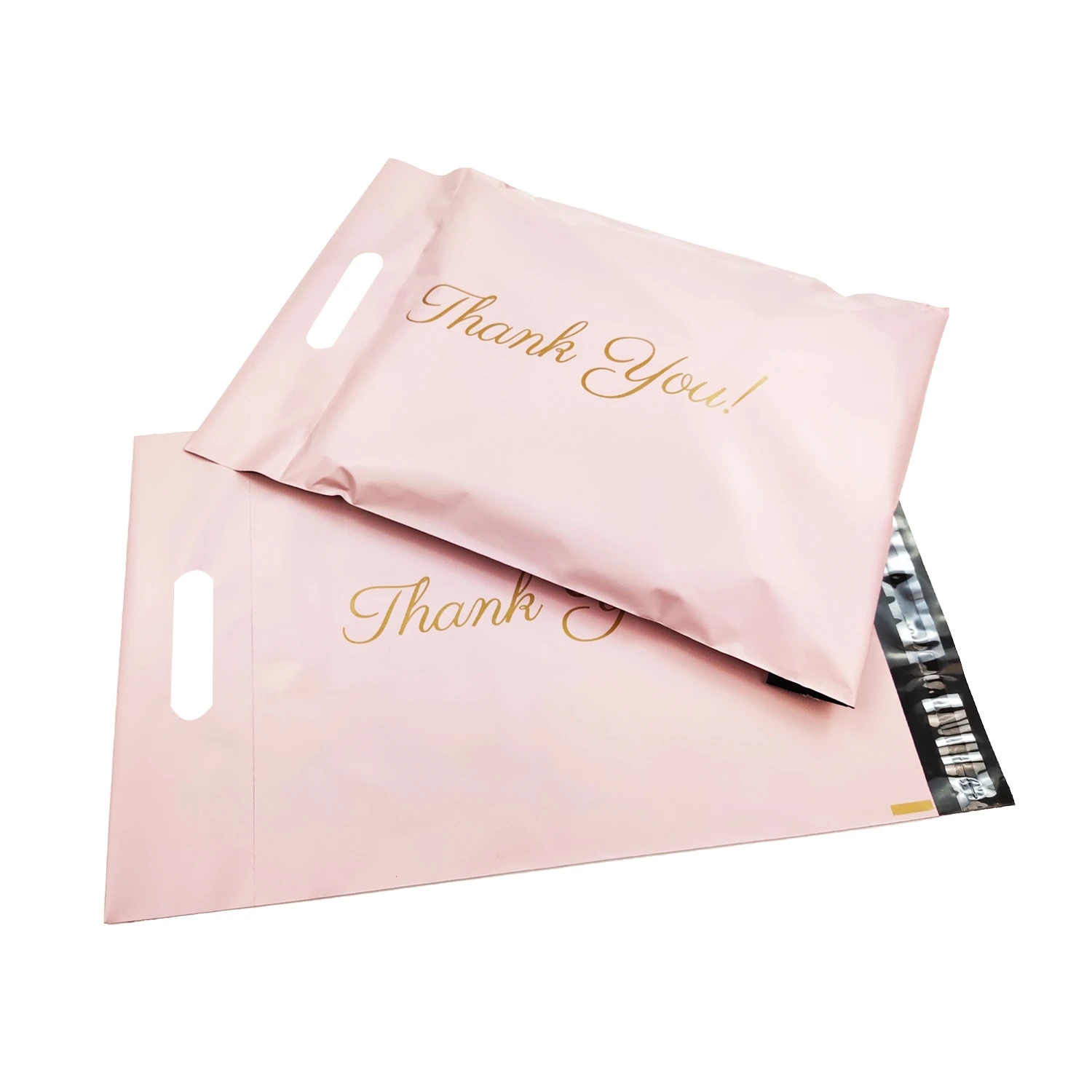 SHERPEN 50Pcs/Lot Handle Express Envelope Bags Courier Poly Shipping Mailing Color Packaging Parcel Storage Custom Print Logo