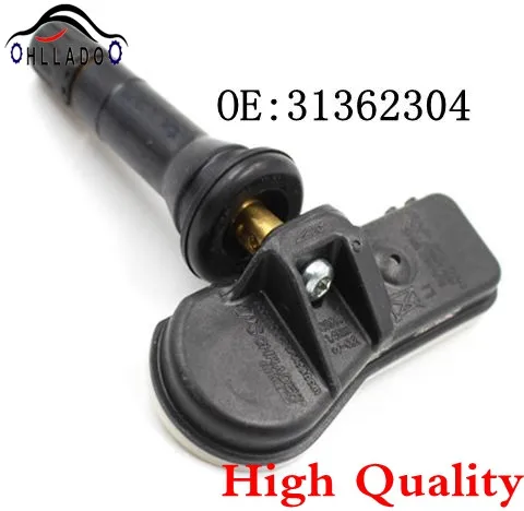 HLLADO Tire Pressure Sensor 31362304 Valve Stem TPMS Sensor Fit for Volvo S60 V70 XC70 XC90 31362304 433MHz