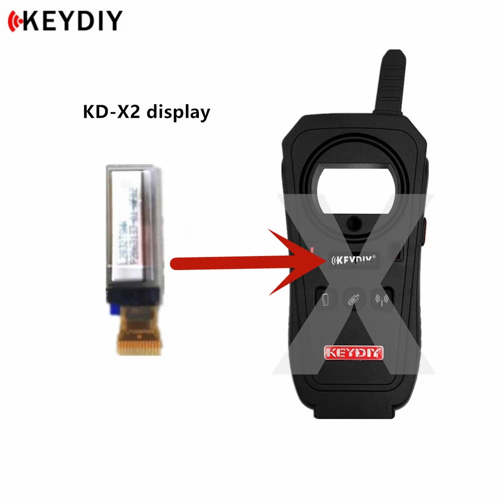 LCD Display Screen for KEYDIY KD-X2 Key Programmer Replacement