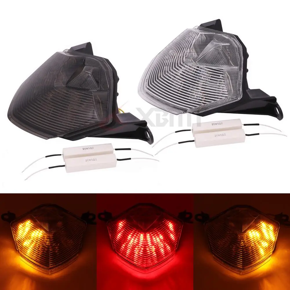 

Motorcycle Tail Light Brake Turn Signals Integrated LED Light For Kawasaki Z750 Z1000 2007-2013 ZX6R 2009-2012 ZX10R 2008-2010