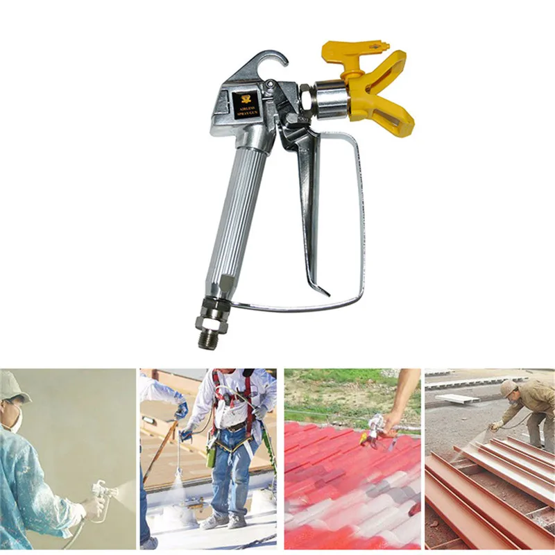 오리지널 고압 에어리스 페인트 스프레이건, 노즐 가드 펌프 스프레이어, 3600PSI, 에어리스 스프레이 기계, 전동 공구