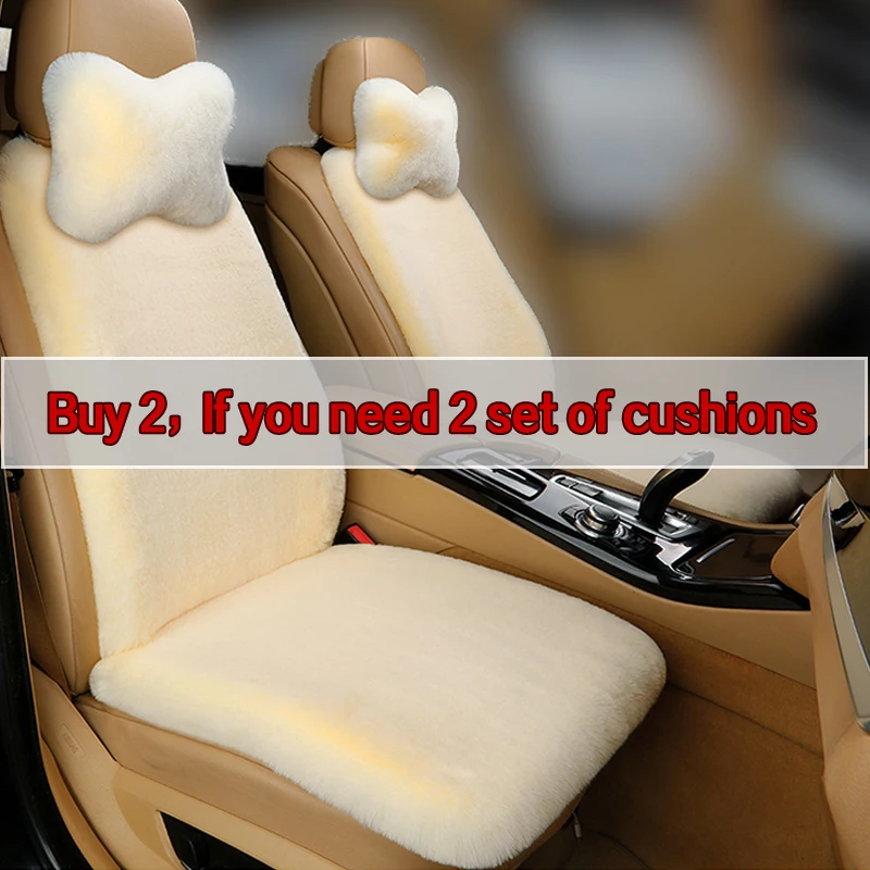 Universal Car Seat Cover Seat Cushion 9 colors Winter warm Artificial fur Plush winter warm Interior