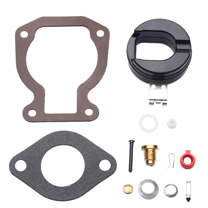 Carburetor Repair Kit with FLOAT 4-15 PS for Johnson Evinrude 398453 Repair