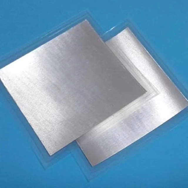 Indium Sheet Indium Foil Laser Cooling Coating Sealing Material Indium Block Indium Plate 99.995% Various Sizes or Size Required