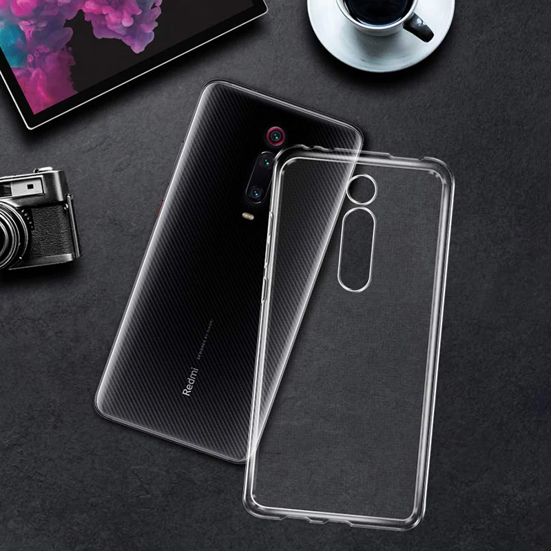 Soft Silicone Transparent TPU Cases for Xiaomi Redmi K20 / K20 Pro Phone Case Back Cover Full Protective RedmiK20Pro K20Pro 2019