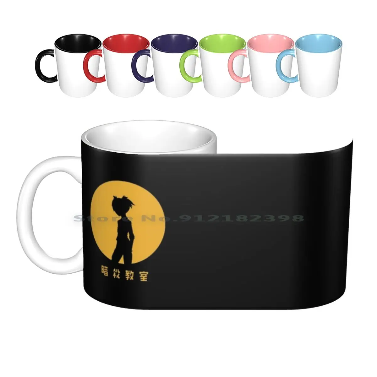 Anime Assassination Classroom Ceramic Mugs Coffee Cups Milk Tea Mug Anime Assassination Classroom Creative Trending Vintage