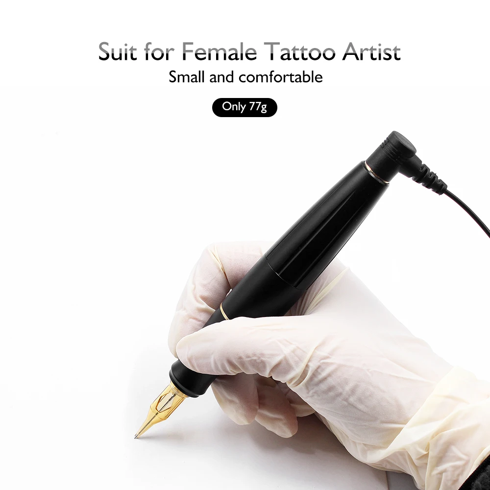 Dual Newest Permanent Makeup Tattoo Machine Swiss Coreless Motor RCA Rotary Tattoo Pen Microblading Eyebrow Lip With Cartridge