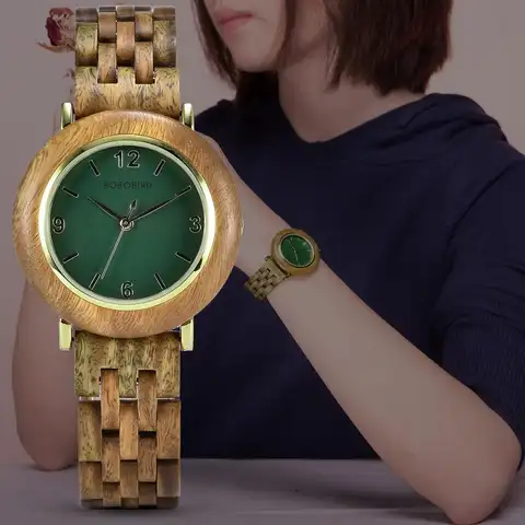 Light Wooden Women's Watch Elegant Gift BOBO BIRD