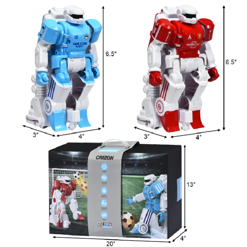 Costway RC Soccer Robot Kids Remote Football Game Simulation Educational Toy Set TY578579