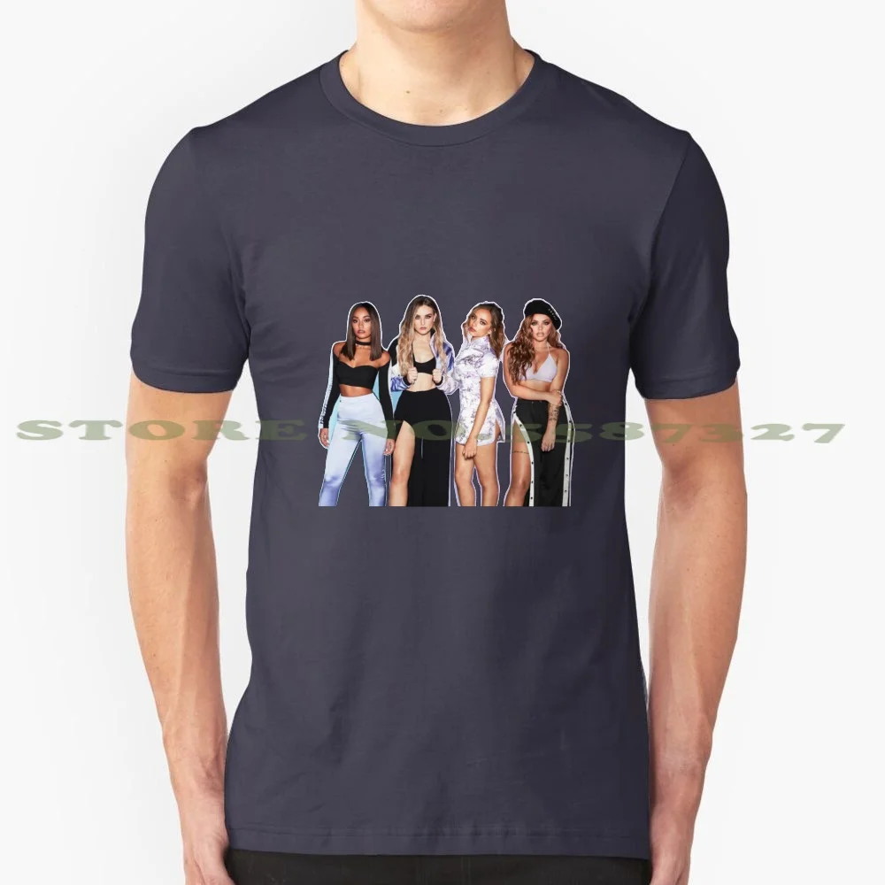 Little Mix 100% Cotton T-Shirt Little Mix Jess Nelson Leigh Anne Pinnock Jade Thirlwall Perrie Edwards X Factor Girl Group