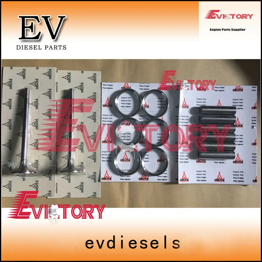 FOR CATERPILLAR C7.1 VALVE + VALVE GUIDE SEAT AND OIL SEAL