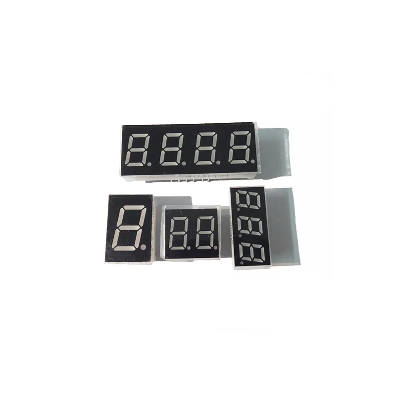 5Pcs 0.28 Inch Digital Tube LED Display 1Bit 2Bit 3Bit 4Bit Display Common Anode / Cathode 0.28\