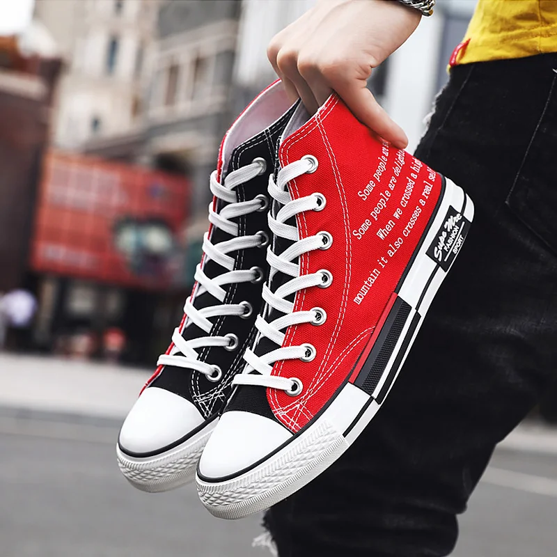 Platform Sneakers Girls Designer Letter Harajuku Shoes Women High Top Sneakers Lace-up Vulcanize Shoes Woman Sneaker 2021 New