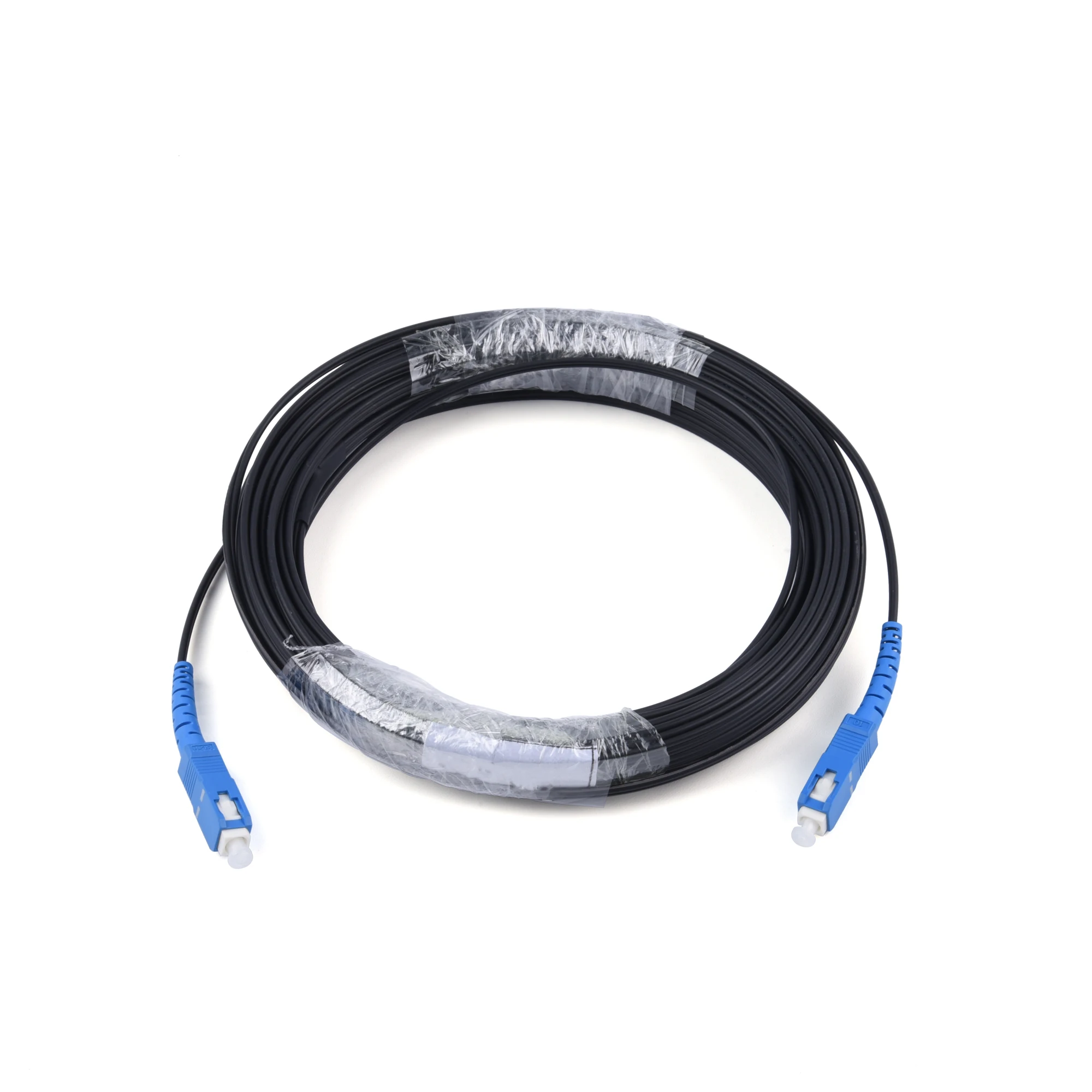 UPC SC to SC Fiber Optic Extension Cable Single-Core Single Mode Simplex Outdoor Indoor Patch Cord 10M/20M/30M Wire