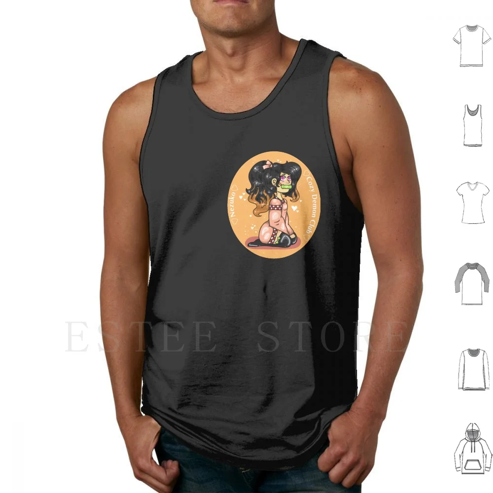 

Cozy Nezuko Tank Tops Vest Demon Demon Demon Nezuko Nezuko Kimetsu No Yaiba