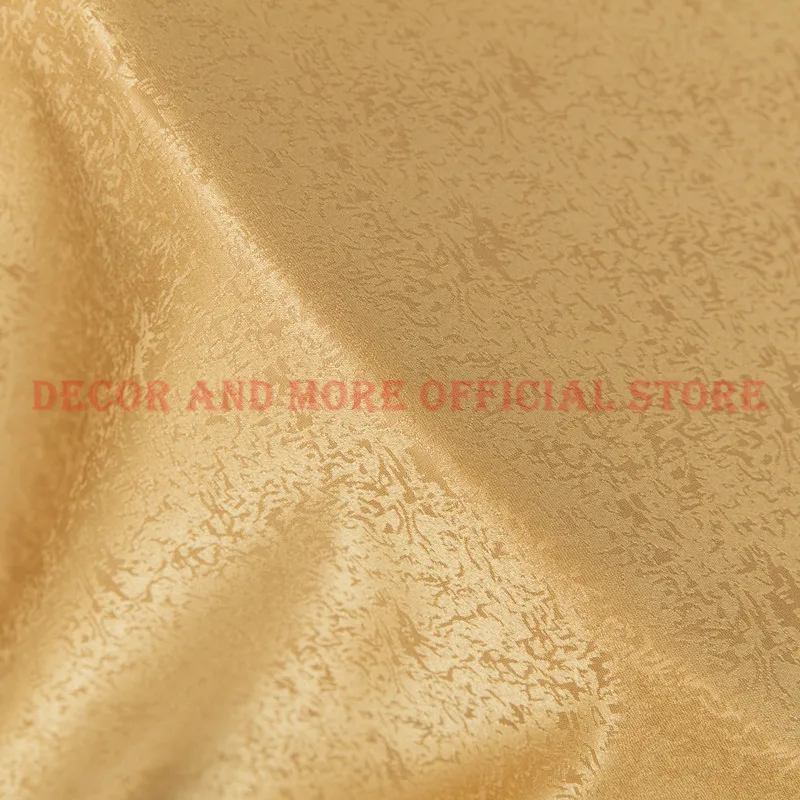 Wholesale Decor Polyester Solid Red White Gold Fabric Elegant Jacquard DIY Fabrics For Table Cloths/Curtain Cloth 320x100CM