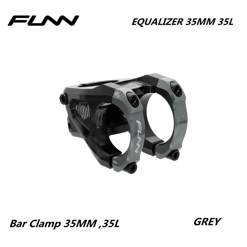 FUNN Equalizer-MTB Mountain Bike Alloy Full CNC Bar Clamp, Enduro