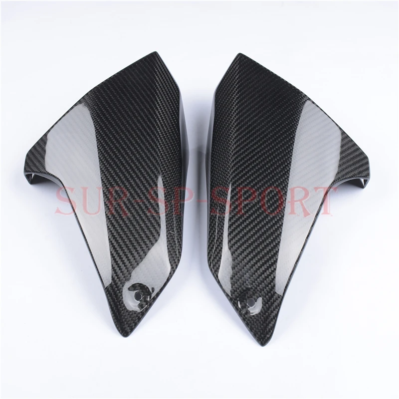 Air Intake Inlet Ram Tube Scoop Covers For Yamaha MT-09 FZ09 2014-2016 Full Carbon Fiber 100%