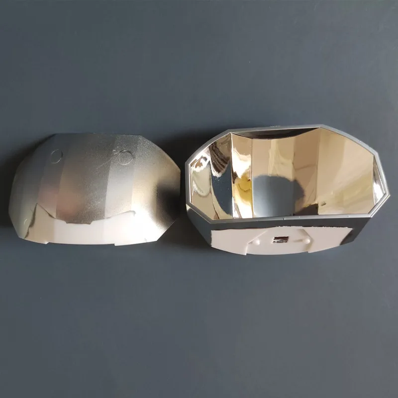 # ECI-67 Wysokiej jakości odbłyśnik światła rowerowego, odblaskowy kubek LED, rozmiar 67X31.5X39.4mm, kąt 45, powłoka aluminiowa, PMMA