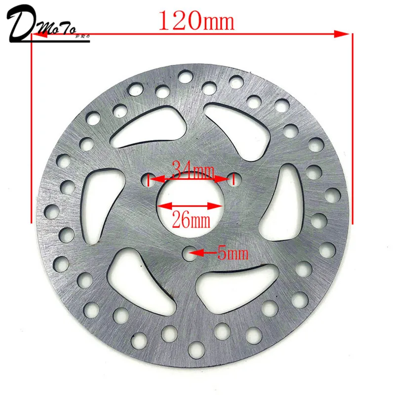 Gas Electric Scooter Brake Disc 120mm 140mm For 47cc 49cc 2 Stroke Pocket Bike Mini Dirt Bike ATV Quad Mini Motorcycle