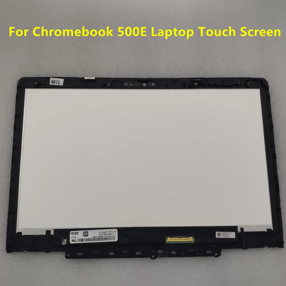 

11.6" Inch B116XAB01.3 NT116WHM T00 LED LCD Touch Screen Digitizer Assembly With Frame For Lenovo 500e Chromebook